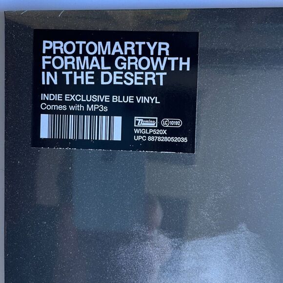 Protomartyr Formal Growth In The Desert Limited Blue Vinyl + Zine Slipmat NEW - Picture 3 of 6